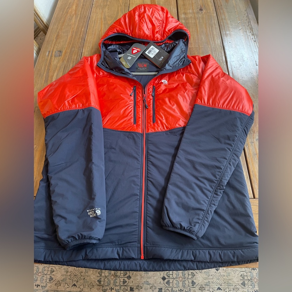 MOUNTAIN HARDWEAR KOR STRATA PRIMOLOFT INSULATION PERFORMANCE JACKET W HOOD XXL